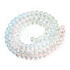 Transparent Glass Beads Strands X-GLAA-E036-07X-3