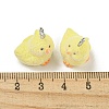 Flocky Acrylic Pendants FIND-A044-01B-3