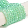 Baking Paint Transparent Glass Beads Strands DGLA-A034-J2mm-B05-1