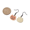 Halloween Alloy Enamel Dangle Earrings EJEW-JE06063-3