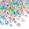 120Pcs 5 Styles Handmade Evil Eye Lampwork Beads Strands LAMP-TA0001-50-3