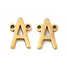 26Pcs Ion Plating(IP) 304 Stainless Steel Connector Charms STAS-C081-01G-2
