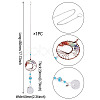 1Pc Wire Wrapped Alloy & Natural Mixed Stone Chips Tree of Life Hanging Suncatchers HJEW-TA0001-45B-3