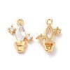 Brass Pendants KK-F860-42G-1
