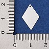 925 Sterling Silver Blank Pendants STER-F057-02S-01-3