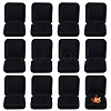 12Pcs Square Velvet Medal Storage Boxes CON-FG0001-24-1