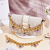 2Pcs Alloy Enamel Strawberry Charm Aluminum Bag Decorative Chains HJEW-BBC0001-27A-4