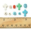 10 Styles Synthetic Turquoise Beads G-FS0005-75-5
