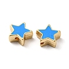 Rack Plating Alloy Enamel Beads ENAM-F146-19G-03-2