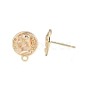 Brass Stud Earring Findings KK-T062-242G-3