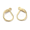 Brass Leverback Earring Findings KK-O131-09G-2