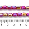 Electroplate Glass Beads Strands EGLA-D030-06A-4