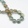 Electroplate Glass Beads Strands EGLA-Q063-01-2