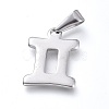 Non-Tarnish 304 Stainless Steel Pendants STAS-L210-06K-P-01-1
