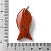 Natural Red Jasper Pendants G-Z102-02G-07-3