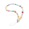 Acrylic Beads Mobile Straps HJEW-JM00568-1