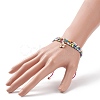 Adjustable Glass Bead Braided Beaded Bracelet BJEW-JB08951-3