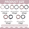 10 Rolls 10 Styles Aluminum Wire AW-FG0001-01-2