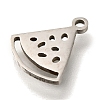 201 Stainless Steel Pendants STAS-R136-01P-08-2