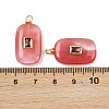 Natural & Synthetic Mixed Gemstone Pendants KK-B157-43G-4