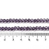 Transparent Glass Beads Strands EGLA-A035-T4mm-D15-5