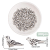 100Pcs Tibetan Style Alloy Beads TIBEP-PA0001-01C-2