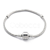 Brass Snake Chain Link Bracelets for Men Women BJEW-G736-06P-4