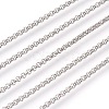Tarnish Resistant 304 Stainless Steel Rolo Chains CHS-L017-18H-1