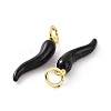 Rack Plating Brass Enamel Charms KK-C008-20G-4