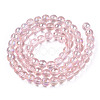 Electroplate Transparent Glass Beads Strands LS-GLAA-T032-T6mm-AB10-3