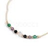 Natural stone constellation bracelet with 12 zodiac signs X-NR2952-2-3