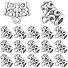 160Pcs Tibetan Style Alloy Tube Bails TIBE-SP0001-11AS-1