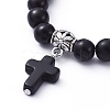 Stretch Charm Bracelets BJEW-JB05234-01-2