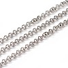 Tarnish Resistant 304 Stainless Steel Rolo Chains CHS-E016-02D-P-1