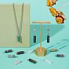 12Pcs 12 Styles Natural & Synthetic Mixed Gemstone Pendants G-CA0001-62-4