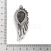 Natural Larvikite Big Pendants G-G112-02AS-06-3