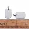 Tarnish Resistant 304 Stainless Steel Big Pendants STAS-I140-19H-S-4
