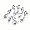 Tarnish Resistant 304 Stainless Steel Lobster Claw Clasps STAS-F182-01P-C-2