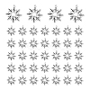 70Pcs Tibetan Style Alloy Sun Pendants FIND-UN0004-26-1