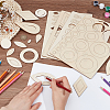 Kids DIY Plywood Marked Dot Mandala Painting AJEW-WH0596-404A-3