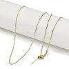 Ion Plating(IP) 304 Stainless Steel Bar Link Necklaces NJEW-H042-01G-1