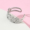 304 Stainless Steel Cuff Open Rings for Women RJEW-L341-02C-P-3