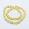 Natural Mashan Jade Round Beads Strands G-D263-8mm-XS06-3