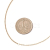 1.5MM Brass Cable Chain Curb Chain Necklaces for Women NJEW-JN05555-02-3