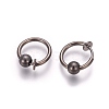Electroplate Brass Retractable Clip-on Earrings EJEW-L221-02E-1
