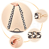 Geometric Pattern Adjustable Polyester Bag Strap FIND-WH0092-33B-2