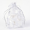 Heart Printed Organza Bags X-OP-R022-10x15-03-1