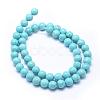 Natural Magnesite Beads Strands TURQ-G148-07-8mm-2