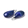 Natural Lapis Lazuli Pendants G-D084-01P-B01-3
