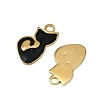 304 Stainless Steel Enamel Charms STAS-L290-37A-G-2